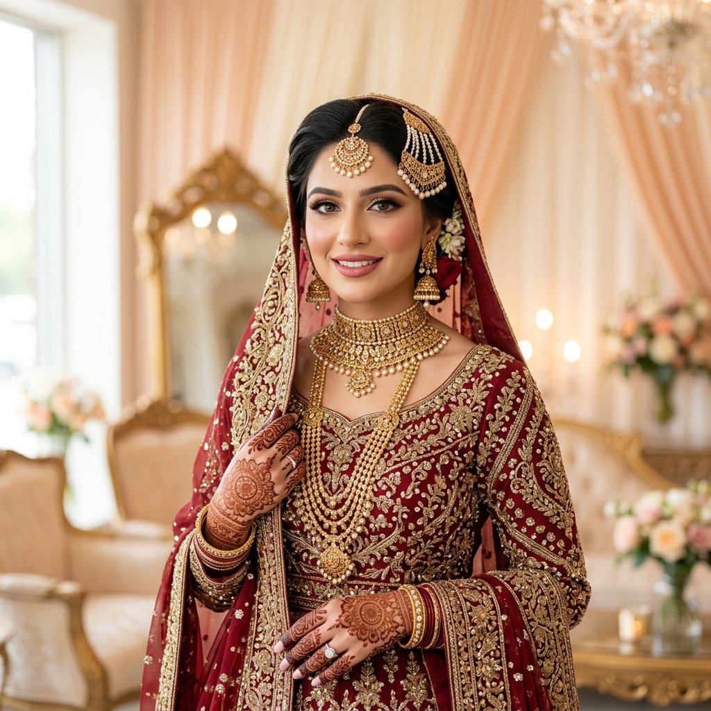 Premium Pakistani Bridal Makeup at Fazila Khan Salon